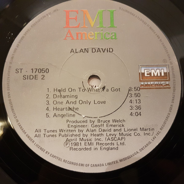 Alan David - Alan David (LP) (Mint (M)) - Image 4
