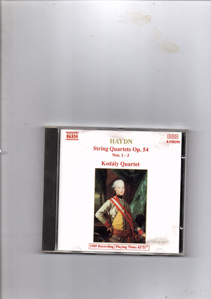 Joseph Haydn - Kodály Quartet - String Quartets Op. 54 Nos. 1 - 3 (CD) (Near Mint (NM or M-))
