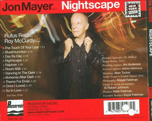 Jon Mayer (2) - Nightscape (CD, Album) (Near Mint (NM or M-)) - Image 2