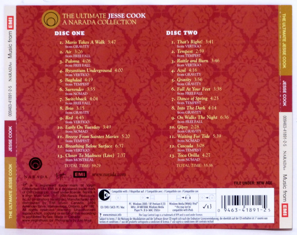 Jesse Cook - The Ultimate Jesse Cook (2xCD, Comp, Copy Prot.) (Near Mint (NM or M-)) - Image 4