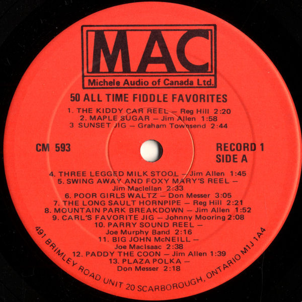 Various - Fiddle Favourites (50 Original Artists) (2xLP, Comp) (Mint (M)) - Image 3