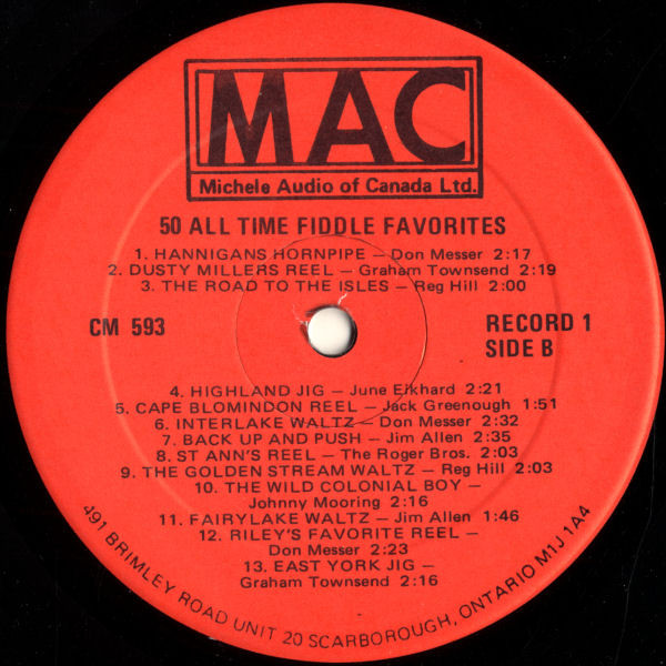 Various - Fiddle Favourites (50 Original Artists) (2xLP, Comp) (Mint (M)) - Image 4