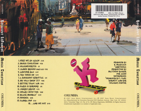 Buckshot LeFonque - Music Evolution (CD, Album, Club, Enh) (Mint (M)) - Image 2