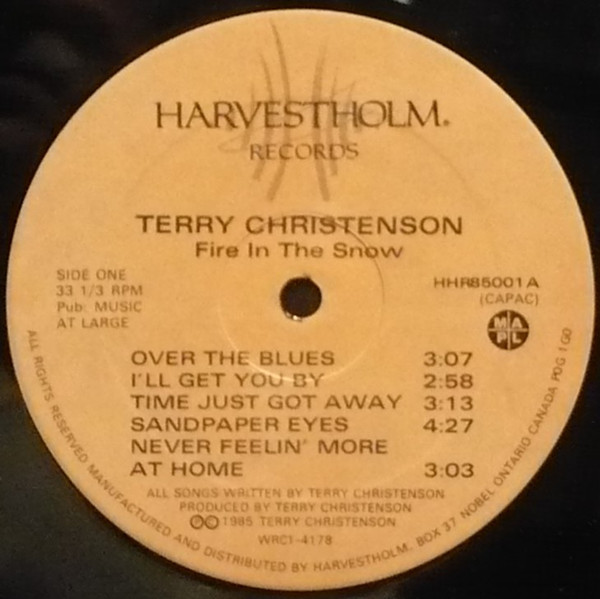 Terry Christenson - Fire In The Snow (LP, Album) (Mint (M)) - Image 3