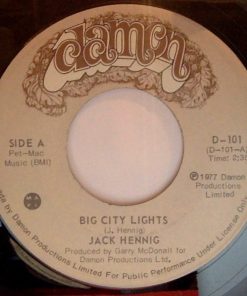 Jack Hennig - Big City Lights (7", Single) (Very Good Plus (VG+))