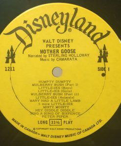 Sterling Holloway, Tutti Camarata - Walt Disney Presents Mother Goose Nursery Rhymes (LP, Album) (Mint (M)) - Image 3
