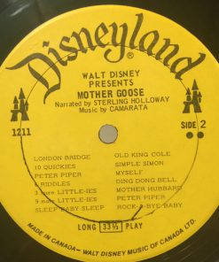 Sterling Holloway, Tutti Camarata - Walt Disney Presents Mother Goose Nursery Rhymes (LP, Album) (Mint (M)) - Image 4