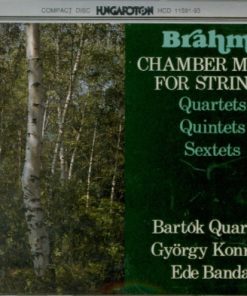 Johannes Brahms - Bartók Quartet, György Konrád, Ede Banda - Chamber Music For Strings (3xCD, Album) (Near Mint (NM or M-))