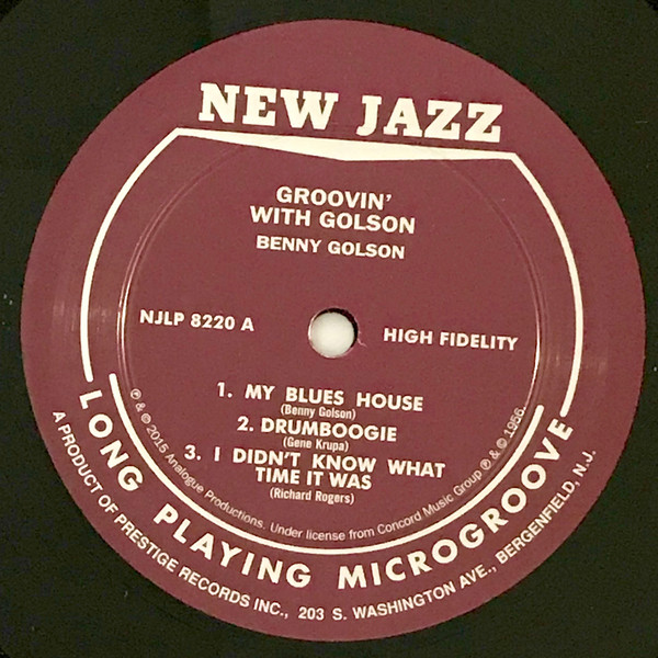Benny Golson - Groovin' With Golson (LP, Album, Ltd, Num, RE, RM, 200) (Near Mint (NM or M-)) - Image 4