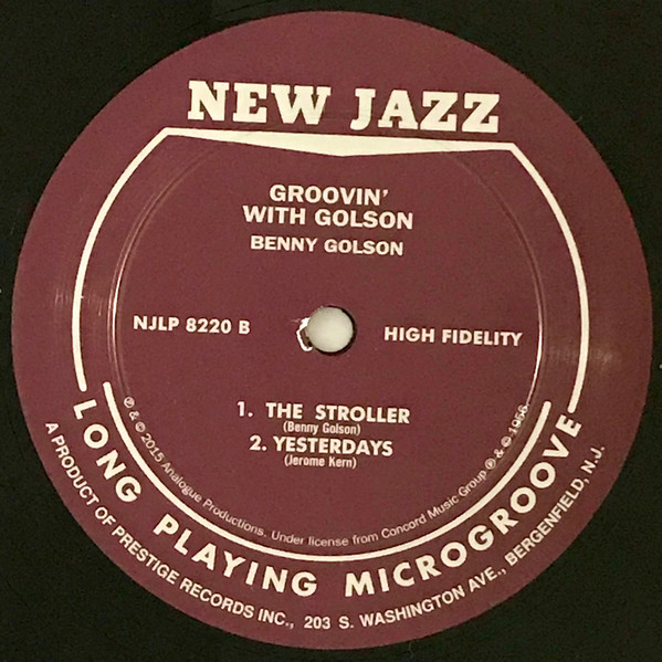 Benny Golson - Groovin' With Golson (LP, Album, Ltd, Num, RE, RM, 200) (Near Mint (NM or M-)) - Image 5
