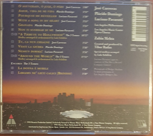 José Carreras - Placido Domingo - Luciano Pavarotti With Zubin Mehta - The 3 Tenors In Concert 1994 (CD, Album) (Near Mint (NM or M-)) - Image 3