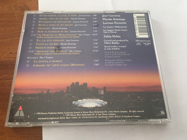 José Carreras - Placido Domingo - Luciano Pavarotti With Zubin Mehta - The 3 Tenors In Concert 1994 (CD, Album) (Near Mint (NM or M-)) - Image 4