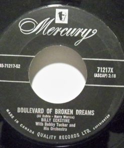 Billy Eckstine With Bobby Tucker And His Orchestra - If I Can Help Somebody/Boulevard Of Broken Dreams (7", Single) (Very Good (VG))