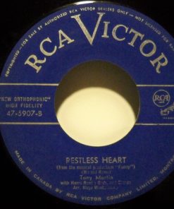 Tony Martin (3) With Henri René And His Orchestra - Restless Heart / My Bambino (7", Single) (Very Good Plus (VG+))