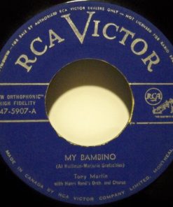 Alternative view of Tony Martin (3) With Henri René And His Orchestra - Restless Heart / My Bambino (7", Single) (Very Good Plus (VG+))