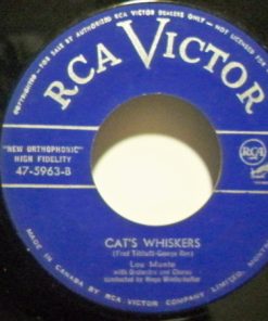 Lou Monte With, Hugo Winterhalter Orchestra - Cat's Whiskers / Roulette (7", Single) (Very Good Plus (VG+))