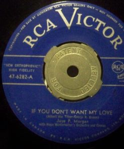 Alternative view of Jaye P. Morgan With Hugo Winterhalter's Orchestra And Chorus, Joey Thomas And His Orchestra - Pepper-Hot Baby (7", Single) (Very Good Plus (VG+))