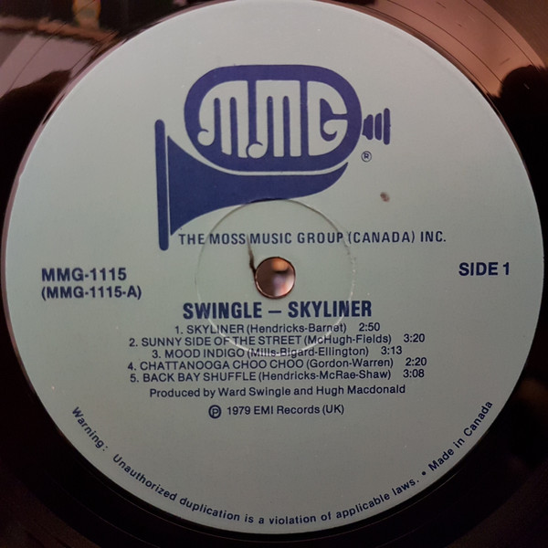 The New Swingle Singers - Swingle Skyliner (LP, Album) (Mint (M)) - Image 3