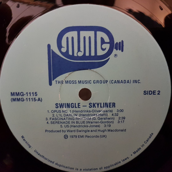 The New Swingle Singers - Swingle Skyliner (LP, Album) (Mint (M)) - Image 4