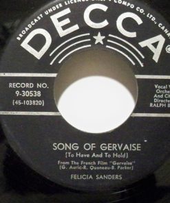 Alternative view of Felicia Sanders - Goodnight My Someone / Song Of Gervaise (7", Single) (Very Good Plus (VG+))