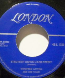 Alternative view of Winifred Atwell - Space Ship Boogie / Struttin' Down Jane Street  (7", Single) (Very Good (VG))