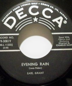 Earl Grant - Evening Rain  (7", Single) (Very Good Plus (VG+))