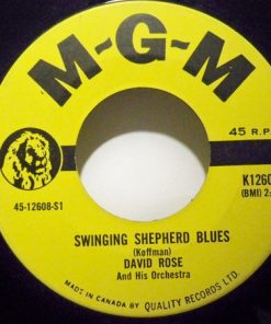 Alternative view of David Rose & His Orchestra - Rock Fiddle / Swinging Shepherd Blues (7", Single) (Very Good (VG))
