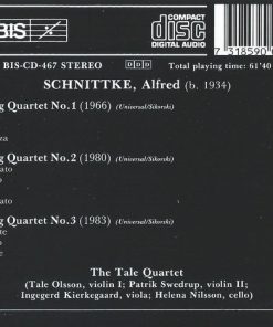 Alternative view of Alfred Schnittke - Talekvartetten - String Quartets Nos. 1 - 3 (CD, Album) (Near Mint (NM or M-))