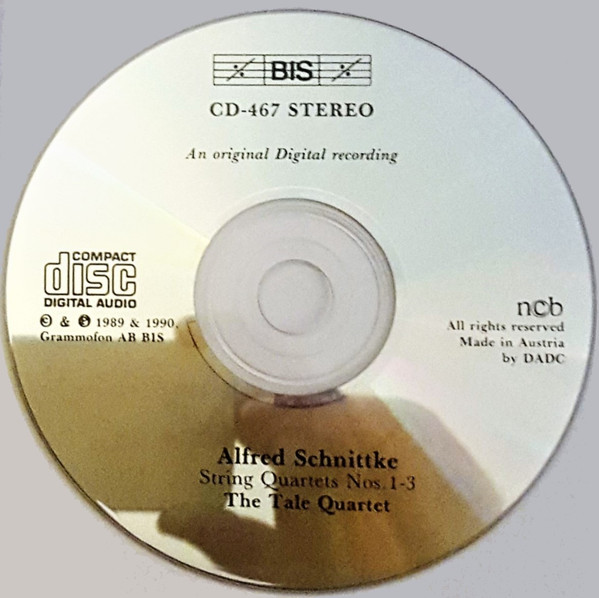Alfred Schnittke - Talekvartetten - String Quartets Nos. 1 - 3 (CD, Album) (Near Mint (NM or M-)) - Image 3