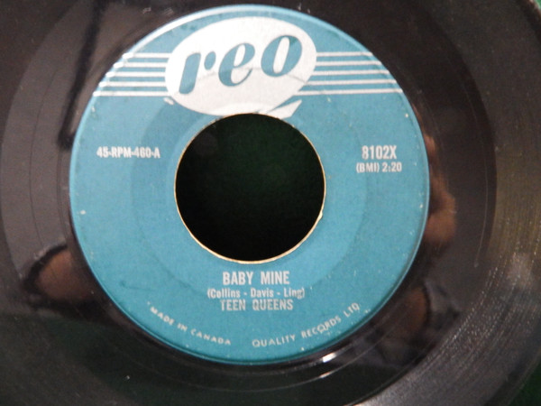The Teen Queens - Baby Mine / So All Alone (7", Single) (Near Mint (NM or M-))