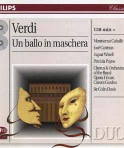 José Carreras, Ingvar Wixell, Montserrat Caballé, Patricia Payne, Sona Ghazarian, Jonathan Summers, Robert Lloyd (4), Gwynne Howell, Robin Leggate, William Elvin, Chorus Of The Royal Opera House, Covent Garden & Orchestra Of The Royal Opera House, Covent  - Un Ballo In Maschera (2xCD, Album, RE, RM) (Near Mint (NM or M-))