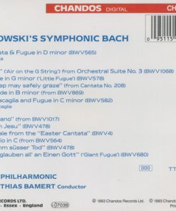 Alternative view of Johann Sebastian Bach - Matthias Bamert, BBC Philharmonic - Stokowski's Symphonic Bach (CD, Album) (Near Mint (NM or M-))