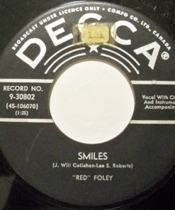 Alternative view of Red Foley - Love Is Love / Smiles (7", Single) (Very Good (VG))