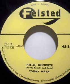 Tommy Mara - Hello, Goodbye / Funny This Thing Called Love (7", Single) (Very Good Plus (VG+))