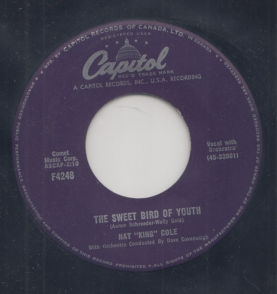 Nat King Cole - Midnight Flyer (7", Single) (Very Good Plus (VG+)) - Image 2