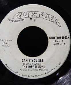 Alternative view of The Impressions - Check Out Your Mind / Can't You See (7", Single) (Very Good Plus (VG+))