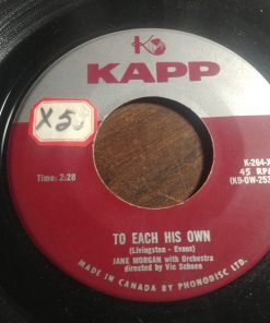 Jane Morgan - To Each His Own (7", Single) (Very Good Plus (VG+))