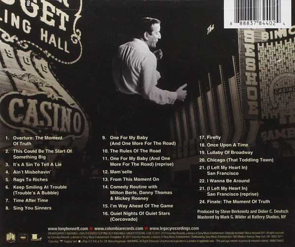 Tony Bennett - Live At The Sahara: Las Vegas,1964 (CD) (Mint (M)) - Image 2