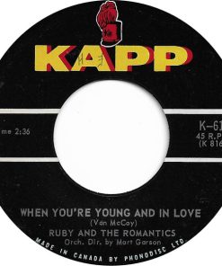 Ruby And The Romantics - When You're Young And In Love / I Cry Alone (7", Single) (Very Good Plus (VG+))