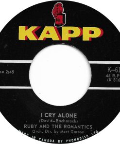 Alternative view of Ruby And The Romantics - When You're Young And In Love / I Cry Alone (7", Single) (Very Good Plus (VG+))