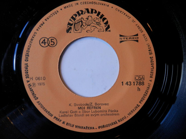 Karel Gott - Ne Ne Ne / Můj Refrén (7") (Near Mint (NM or M-)) - Image 4