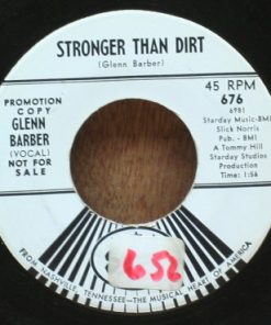 Glenn Barber - Stronger Than Dirt / If Anyone Can Show Cause (7", Promo) (Very Good (VG))