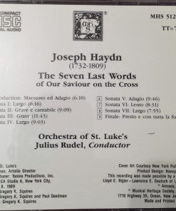 Joseph Haydn — Orchestra Of St. Luke's, Julius Rudel - The Seven Last Words Of Our Saviour On The Cross (CD, Album) (Near Mint (NM or M-)) - Image 3