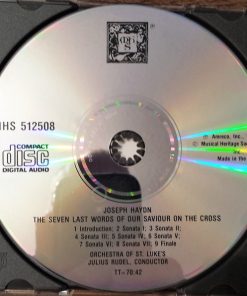 Joseph Haydn — Orchestra Of St. Luke's, Julius Rudel - The Seven Last Words Of Our Saviour On The Cross (CD, Album) (Near Mint (NM or M-)) - Image 4