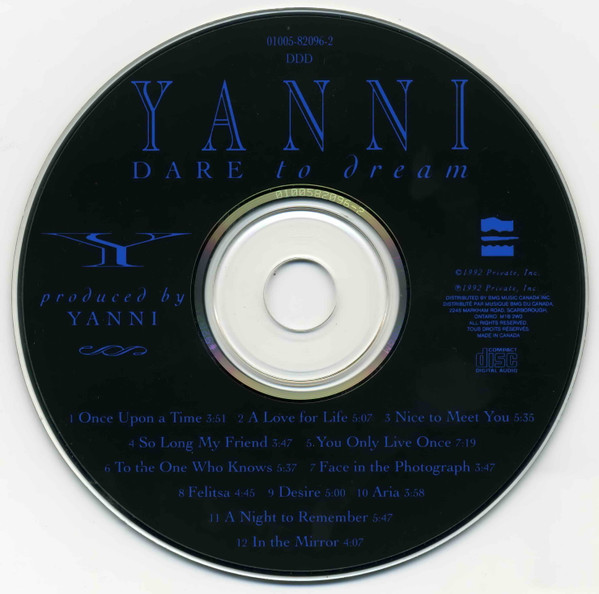 Yanni (2) - Dare To Dream (CD, Album) (Near Mint (NM or M-)) - Image 3