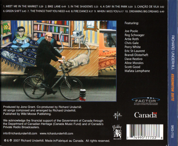 Richard Underhill - Kensington Suite (CD, Album, Dig) (Near Mint (NM or M-)) - Image 2