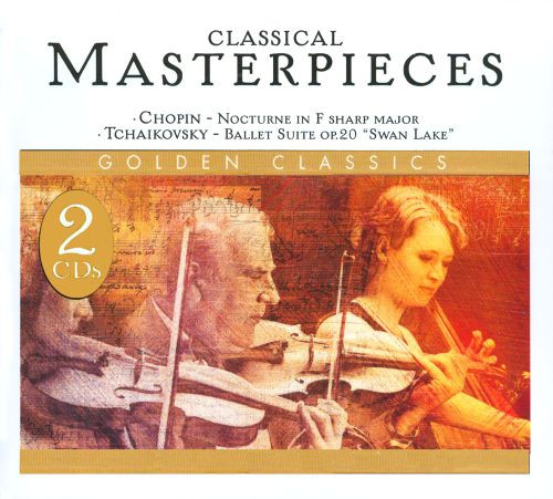 Frédéric Chopin, Wolfgang Amadeus Mozart, Ludwig van Beethoven, Johann Sebastian Bach, Antonio Vivaldi, Pyotr Ilyich Tchaikovsky, Maurice Ravel, Georg Friedrich Händel, Richard Strauss, Claude Debussy, Felix Mendelssohn-Bartholdy, Franz Schubert, Antonín - Classical Masterpieces (2xCD, Album) (Near Mint (NM or M-))