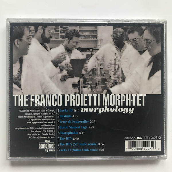 Franco Proietti Morph-tet - Morphology (CD, Album) (Mint (M)) - Image 2
