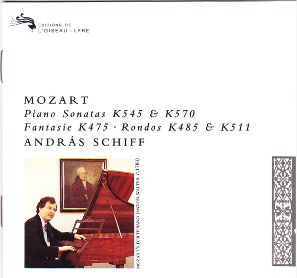 Mozart* - András Schiff - Piano Sonatas K545 & K570, Fantasie K475, Rondos K485 & K511 (CD, Album, RE) (Mint (M))
