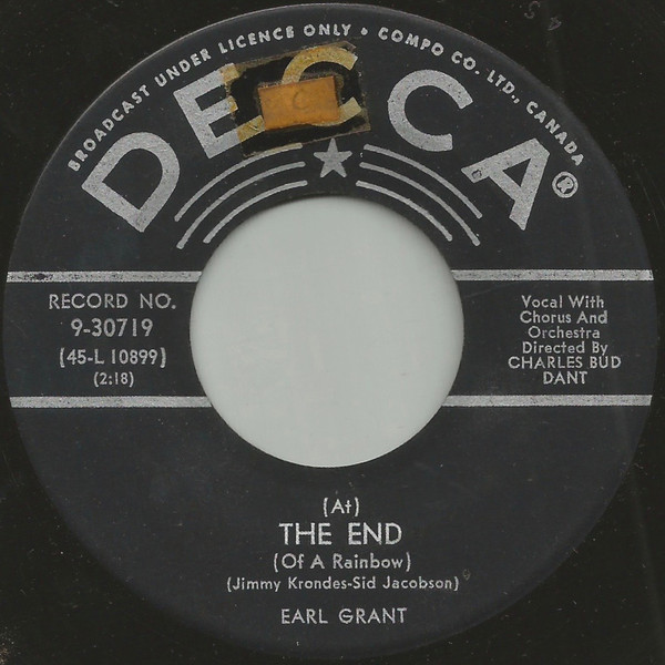 Earl Grant - The End (7", Single) (Near Mint (NM or M-)) - Image 2